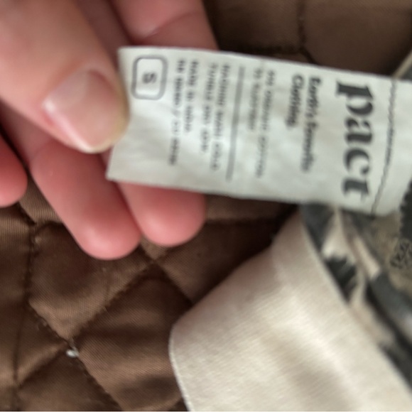 Pact Leopard Print Bralette - Black and Cream - Picture 3 of 4